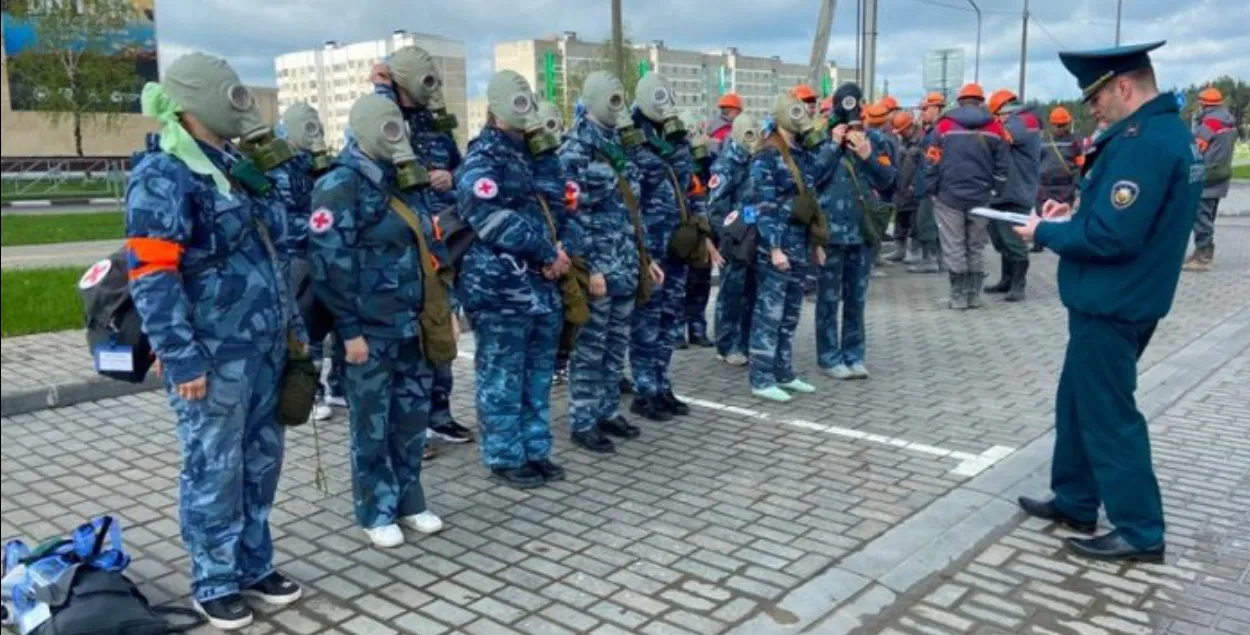 Учения в Костюковичах
