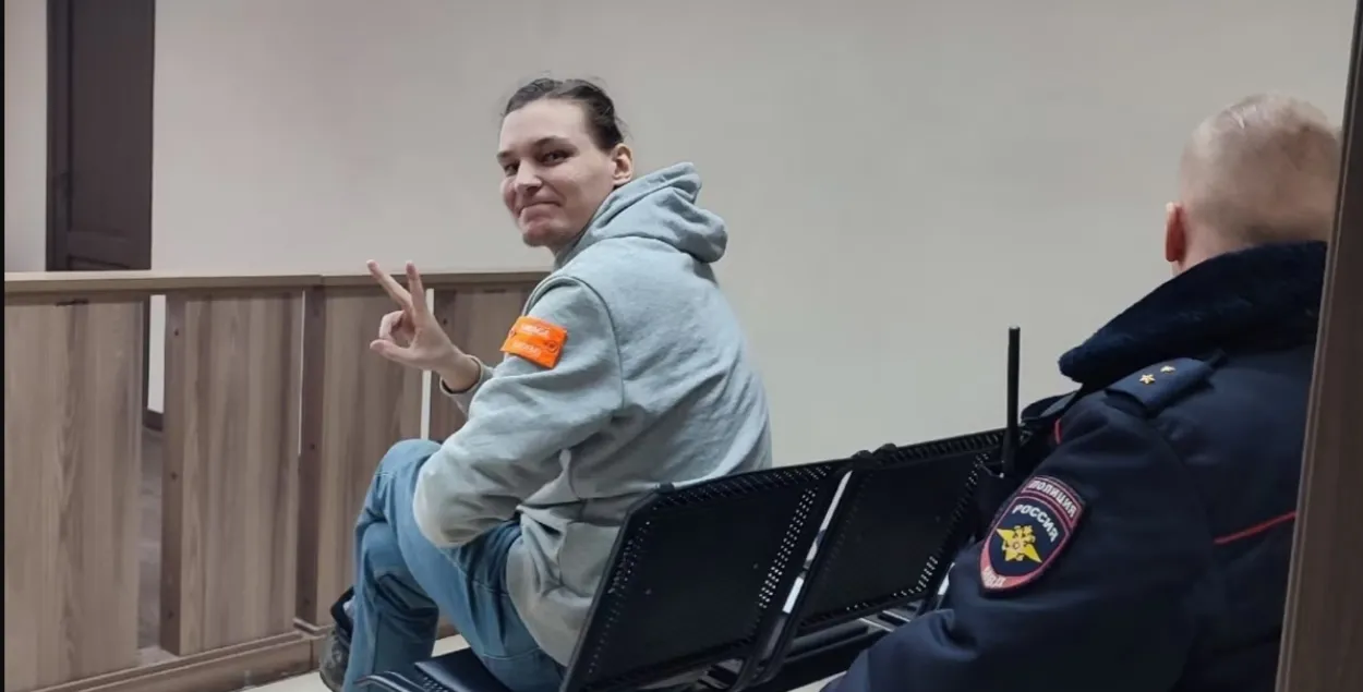Дзмітрый Махаў на судзе
