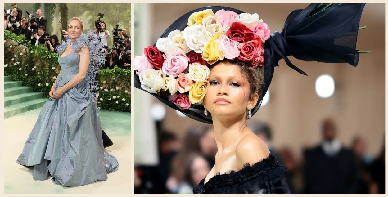 Ума Турман и Зендая на MetGala
