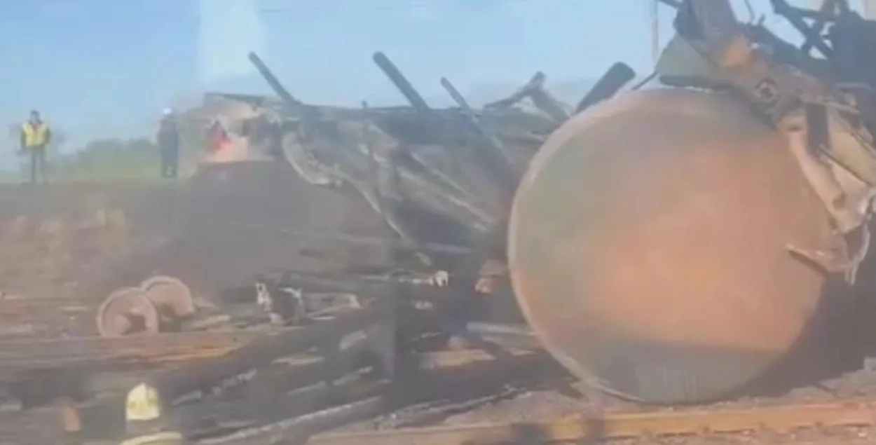 Чыгуначная аварыя пад Валгаградам
