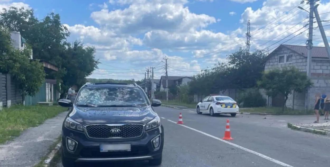 Аўтамабіль, у якім адбыўся выбух
