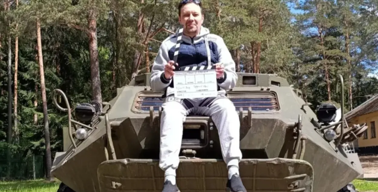 На здымачнай пляцоўцы фільма "Сваіх не кідаем"
