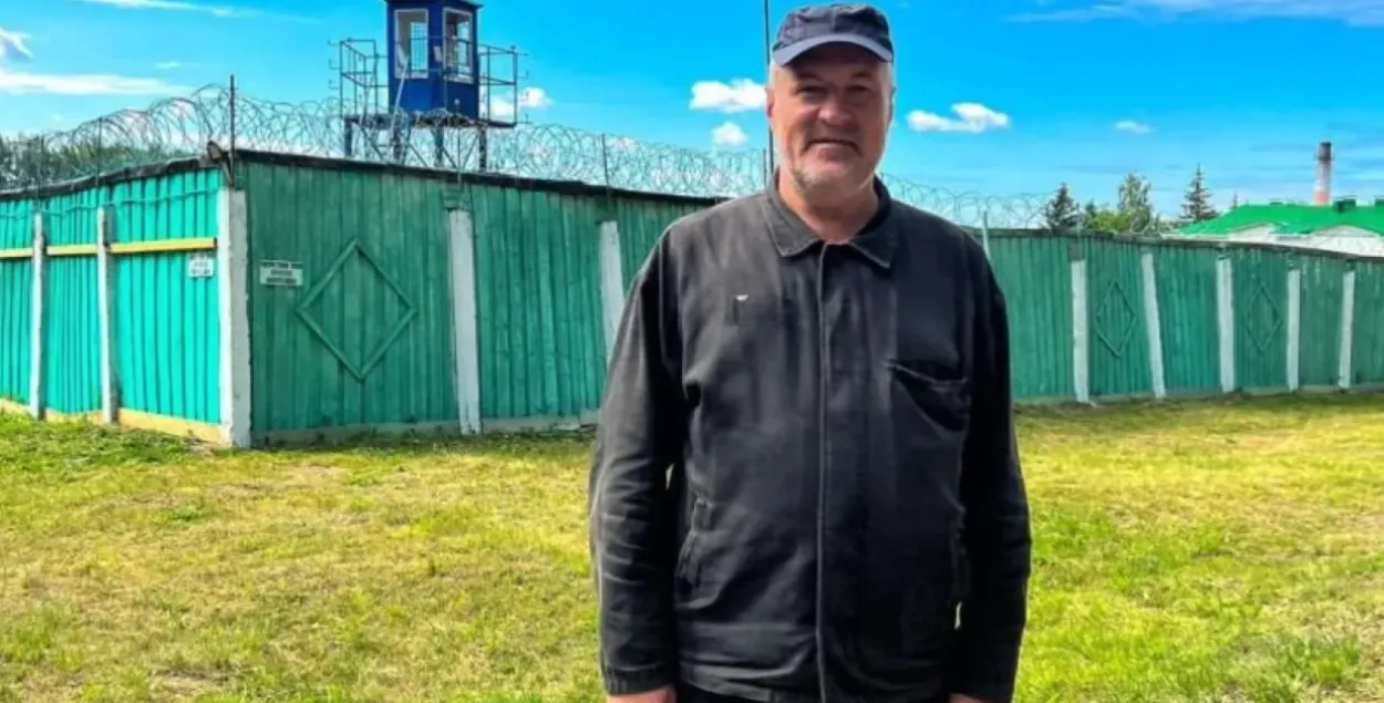 Леанід Судаленка пасля выхаду на волю
