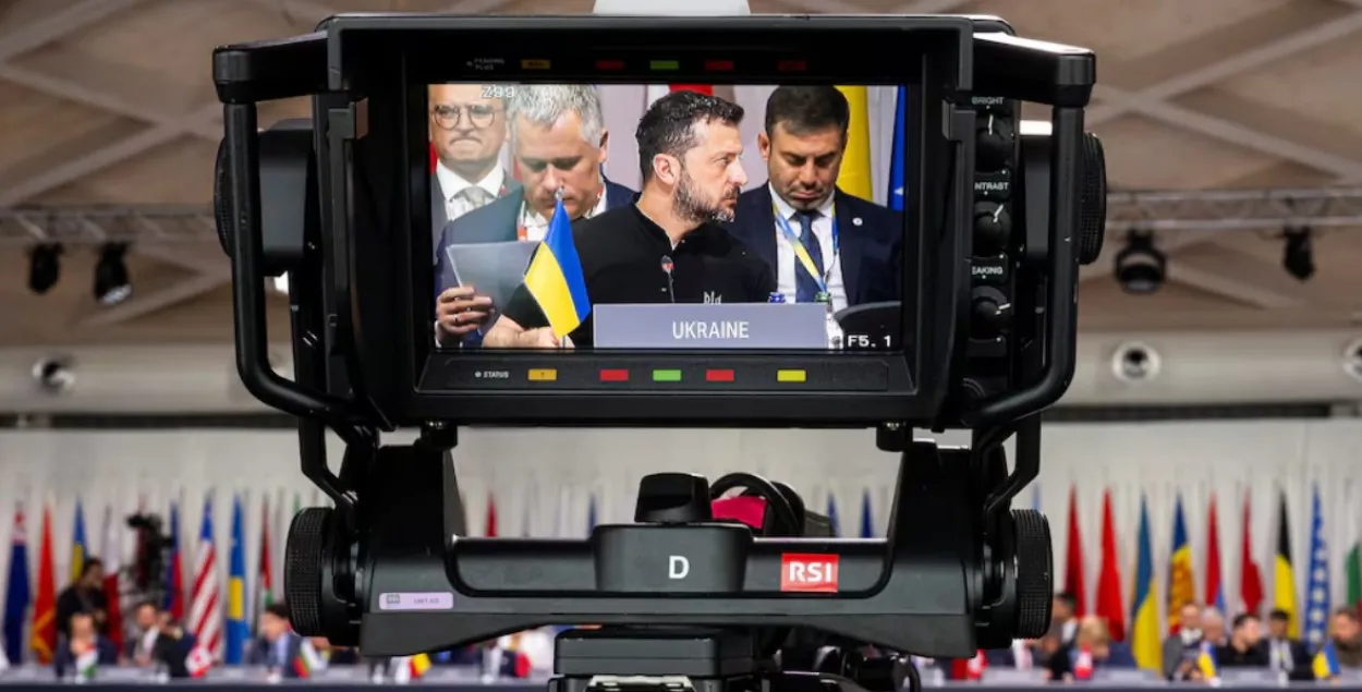 На Глобальном саммита мира присутствовал и Владимир Зеленский&nbsp;
