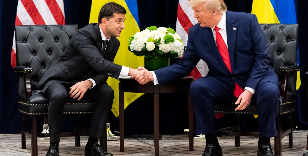 Встреча Дональда Трампа и Владимира Зеленского
