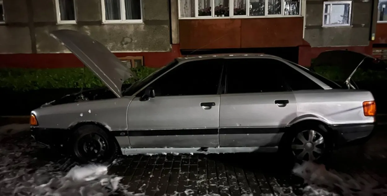 У Навагрудку гарэла "Аўдзі"
