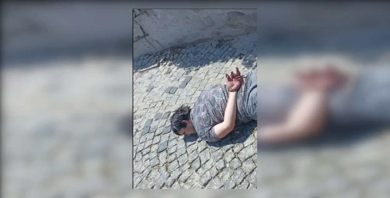 Затрыманне расіяніна, якога падазраюць у выбуху аўтамабіля
