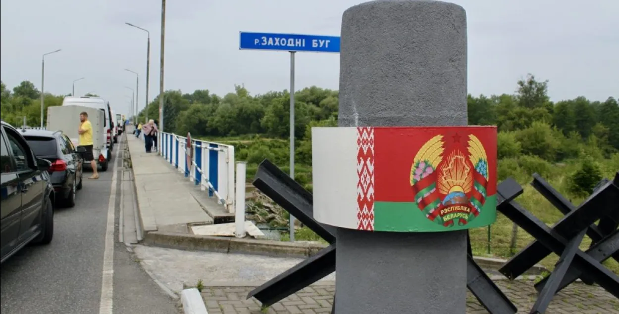 Мост паміж ПП на беларуска-польскай мяжы
