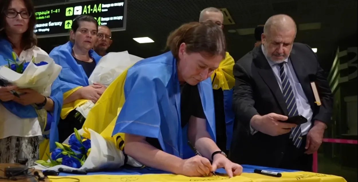 Наталья Захаренко после освобождения&nbsp;
