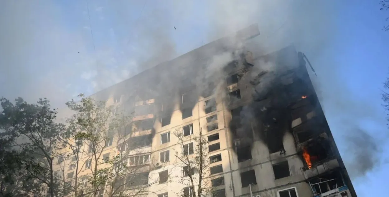 Харкаў пасля расйскіх абстрэлаў 30 жніўня
