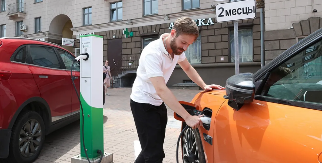 У Беларусі ствараецца шырокая сетка электразараднай інфраструктуры

