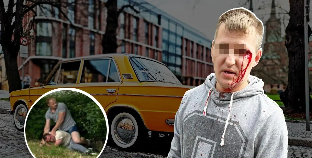 В Польше избили белорусскую пару, коллаж
