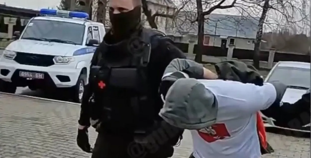 Затрыманне жыхара Бярозы
