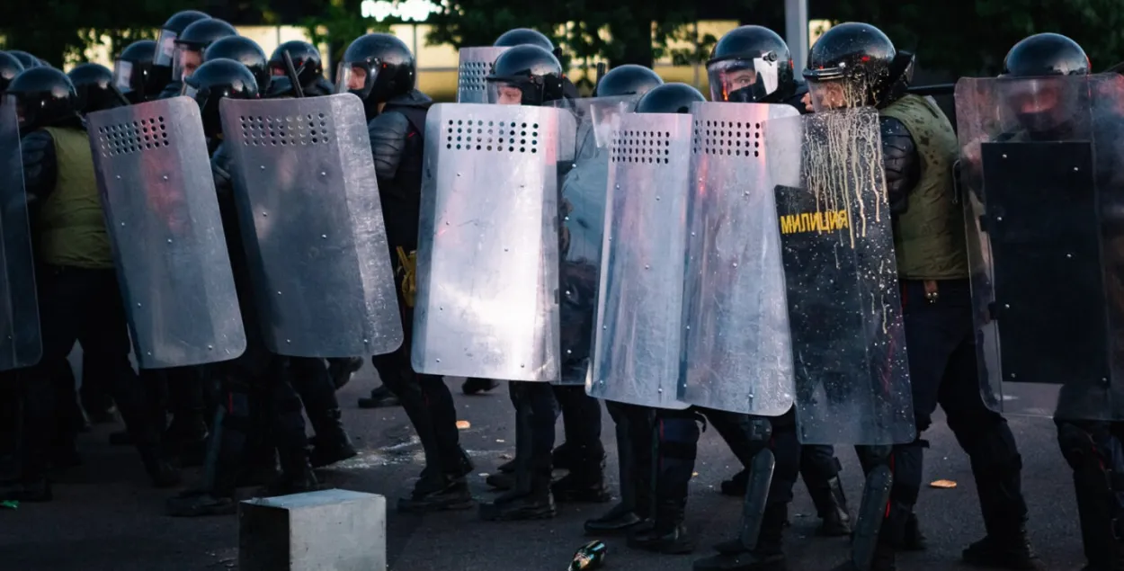Падчас пратэстаў у Брэсце ў жніўні 2020-га
