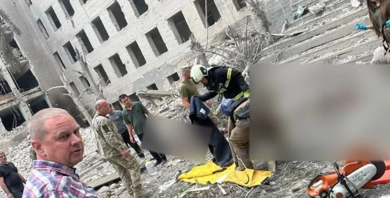 Наступствы ракетнага ўдару па Палтаве&nbsp;
