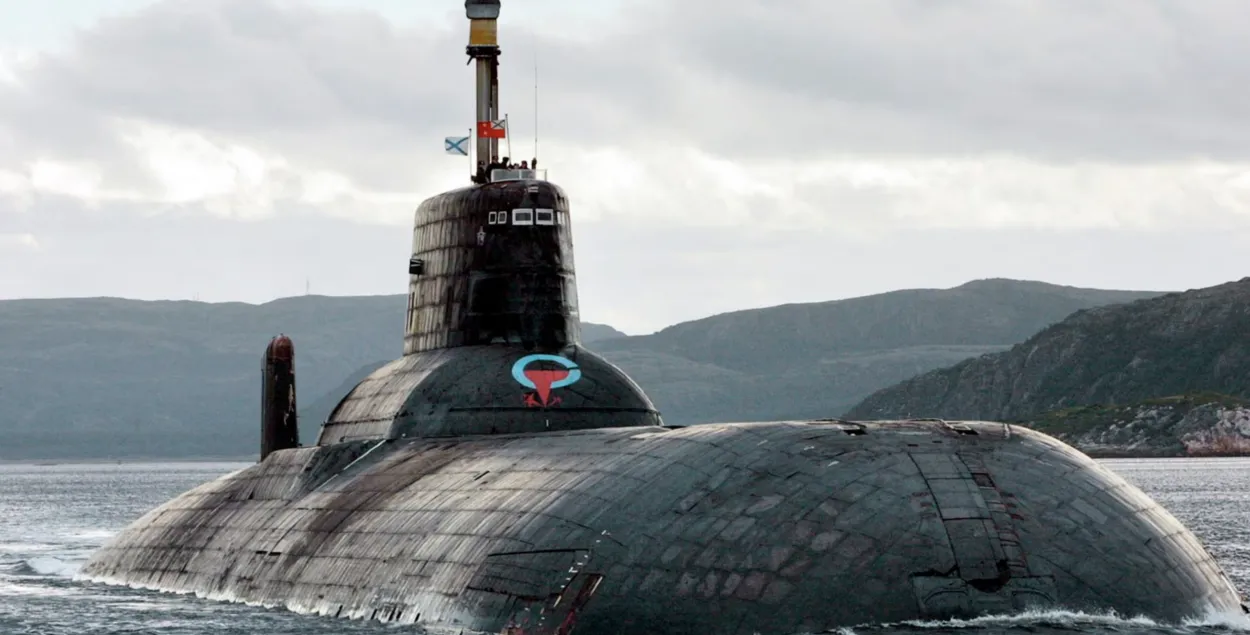 Расійская атамная падводная лодка тыпу "Акула"
