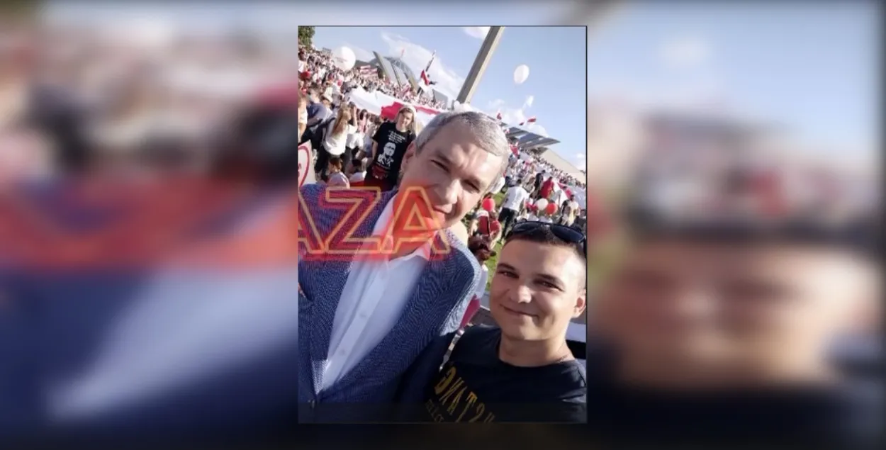Жыхар Баранавічаў, які рабіў сэлфі з Паўлам Латушкам
