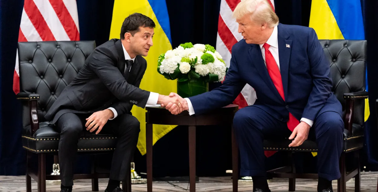 Последний раз Зеленский и Трамп встречались, когда Трамп занимал пост президента США
