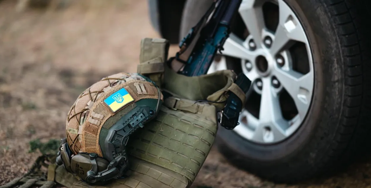 На фронте
