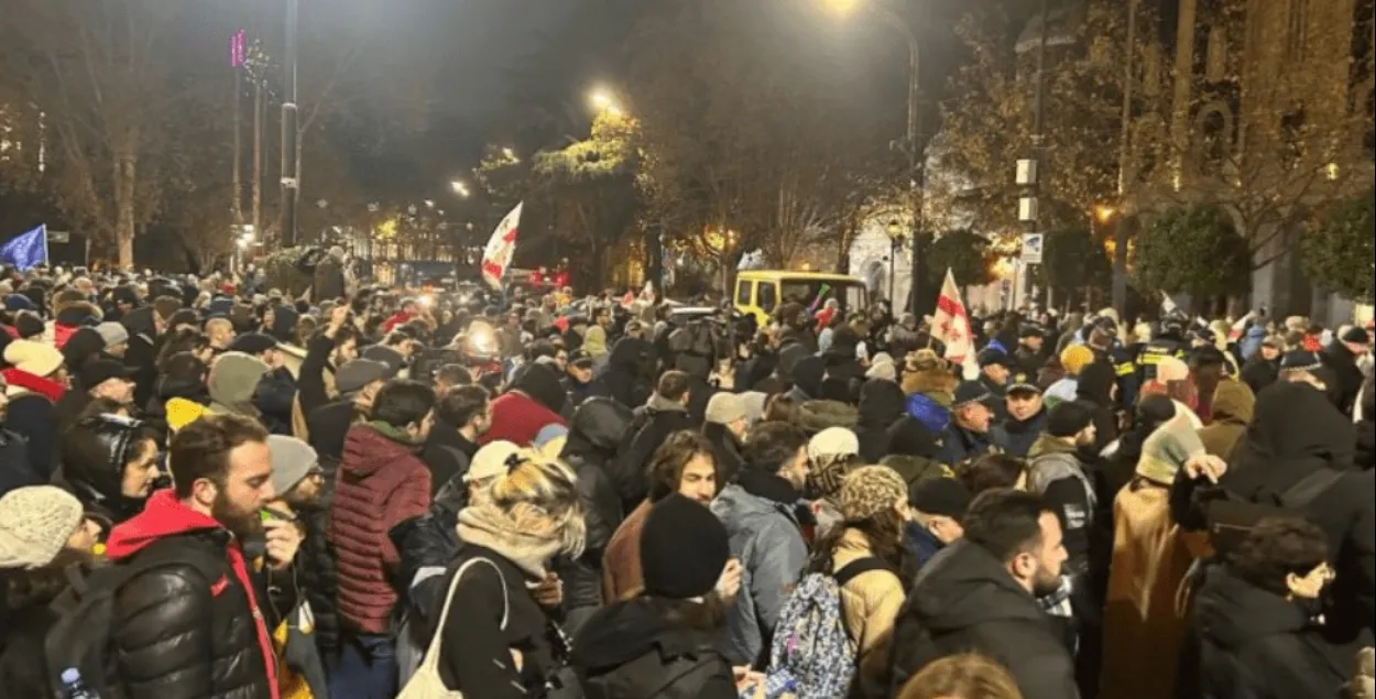 Пратэсты ў Грузіі
