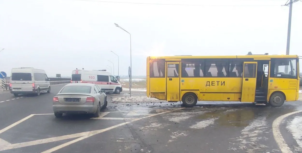 На месцы аварыі
