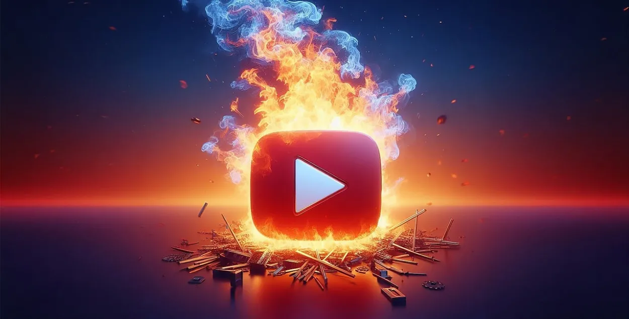 Youtube, иллюстративное фото с помощью ИИ

