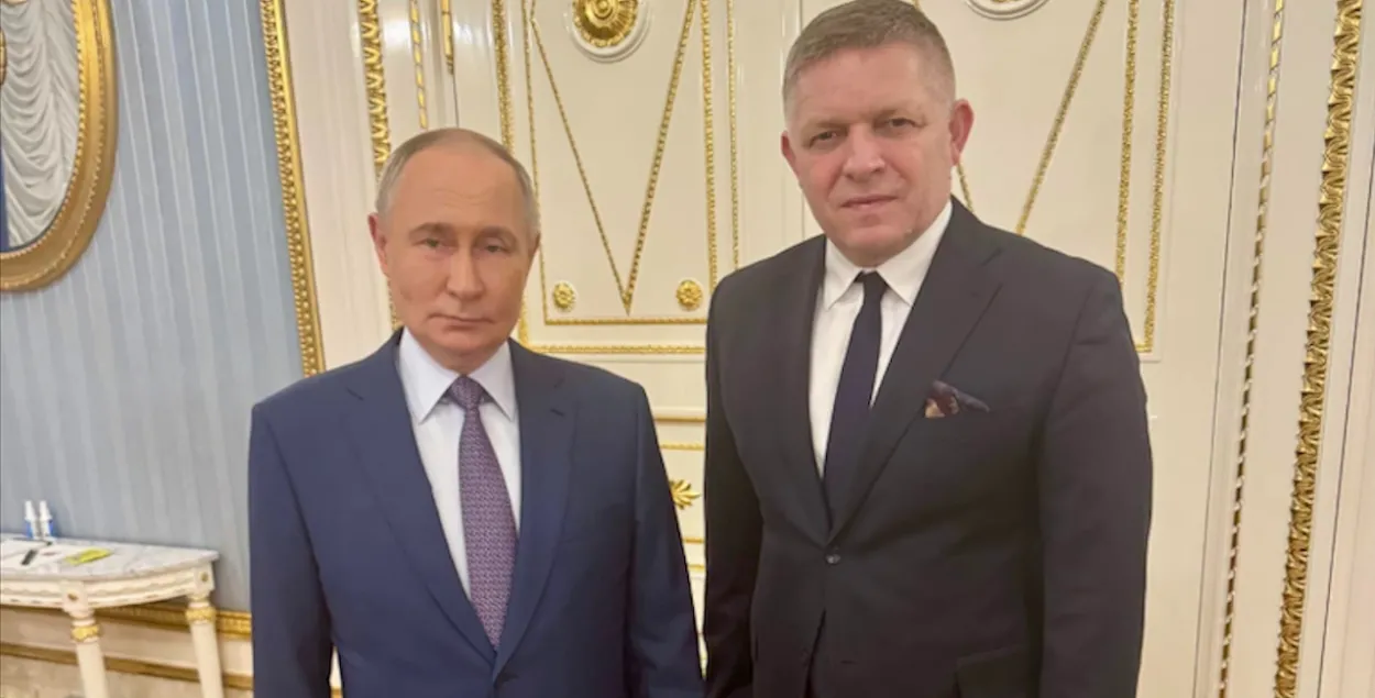 Уладзімір Пуцін і Роберт Фіца
