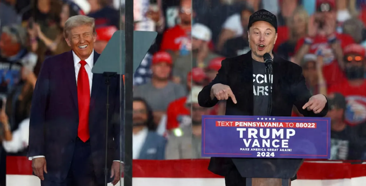 Дональд Трамп і Ілан Маск
