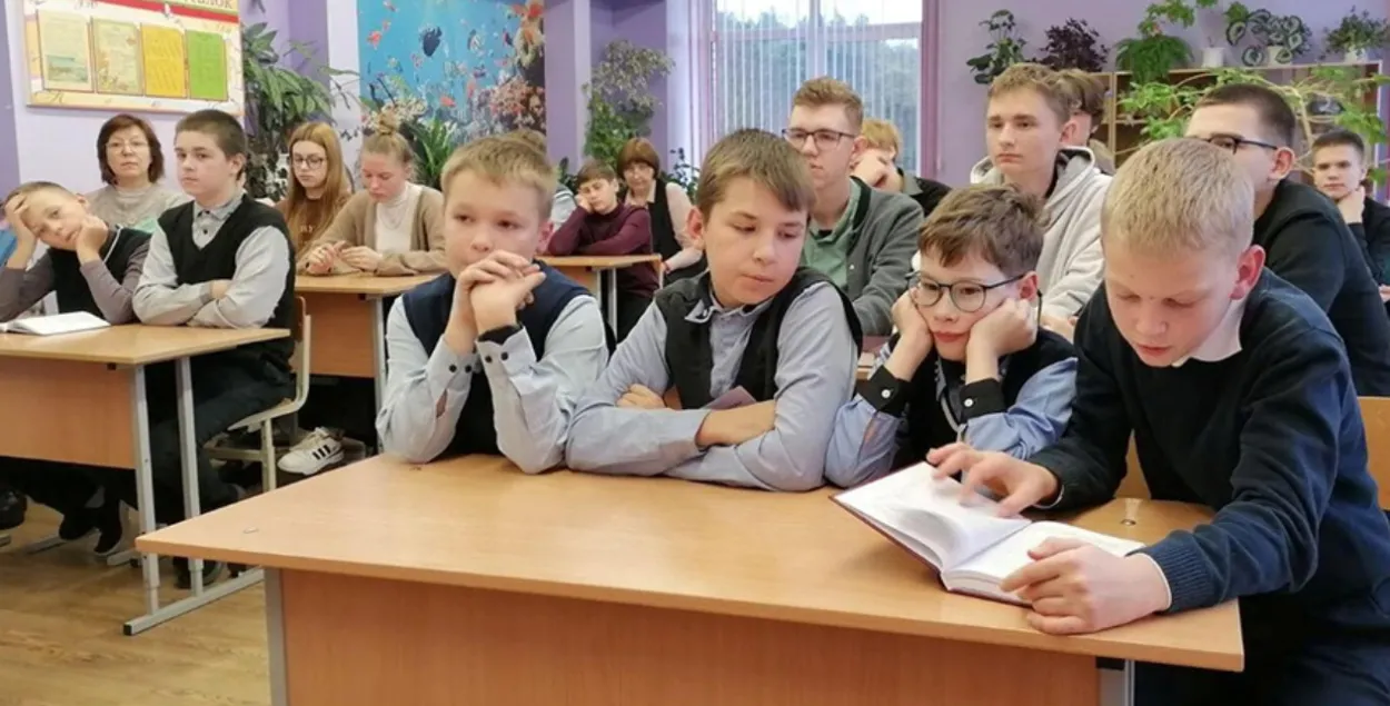 Беларускія школьнікі
