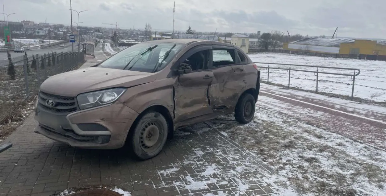 На месцы ДТЗ у Смалявічах
