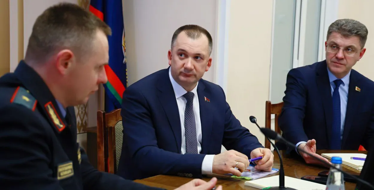 На нарадзе ў ГУУС былі міністр унутраных спраў і старшыня Мінгарвыканкама

