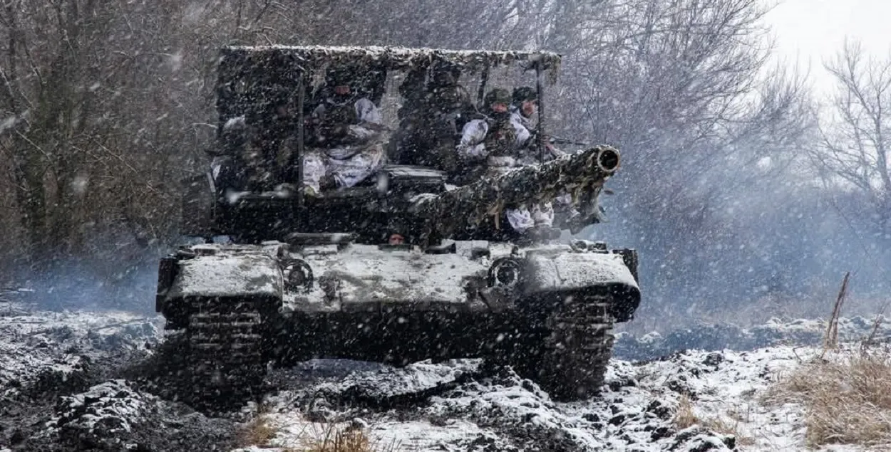 Украинские военные
