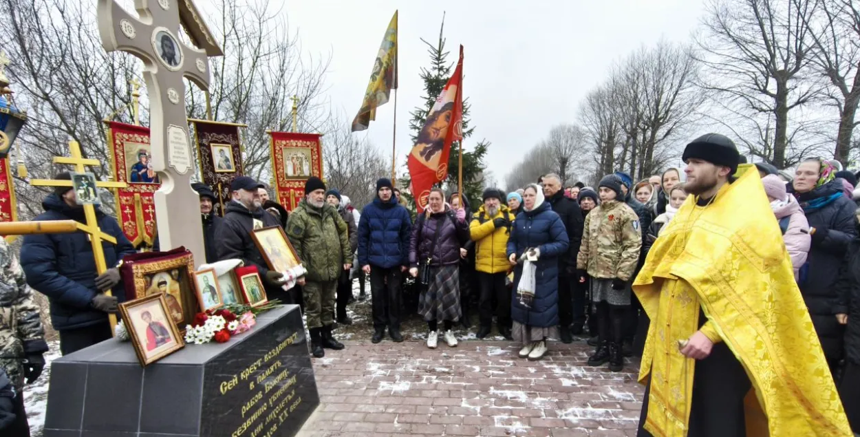 Хрэсны ход на месца расстрэлу ахвяр сталінскіх рэпрэсій у Магілёве
