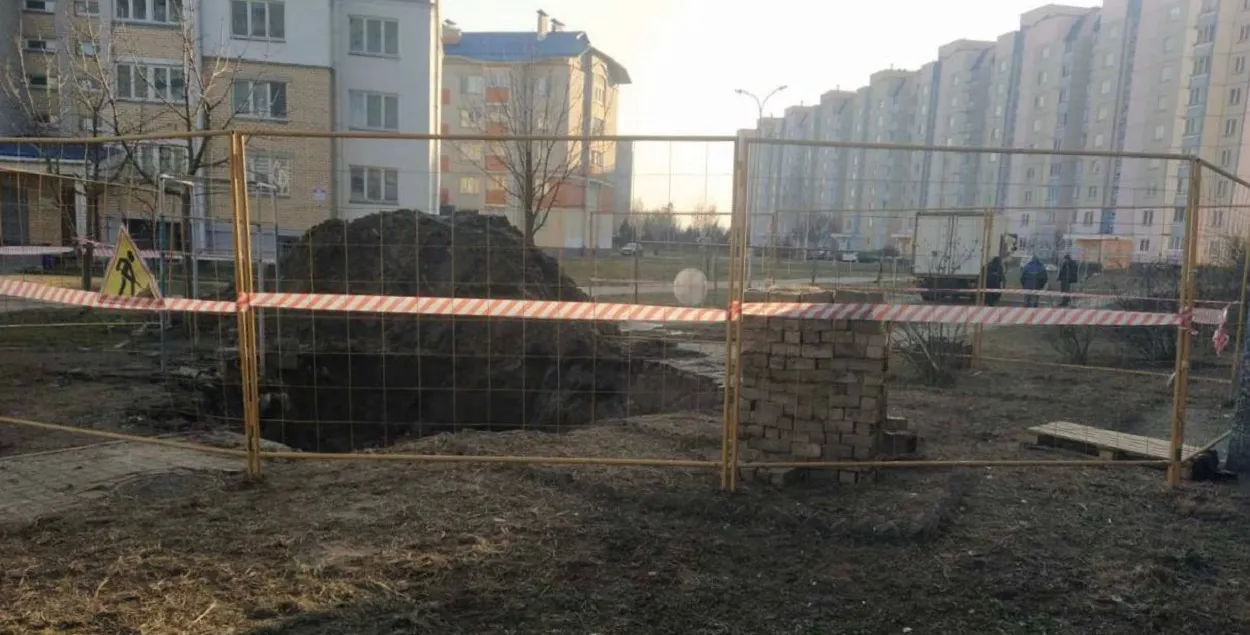 На месте аварии в Пинске
