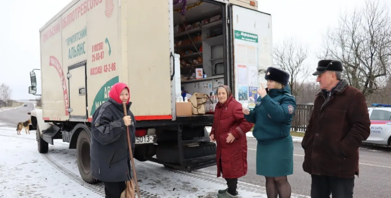 Аўталаўка ў Мазырскім раёне, ілюстрацыйны здымак
