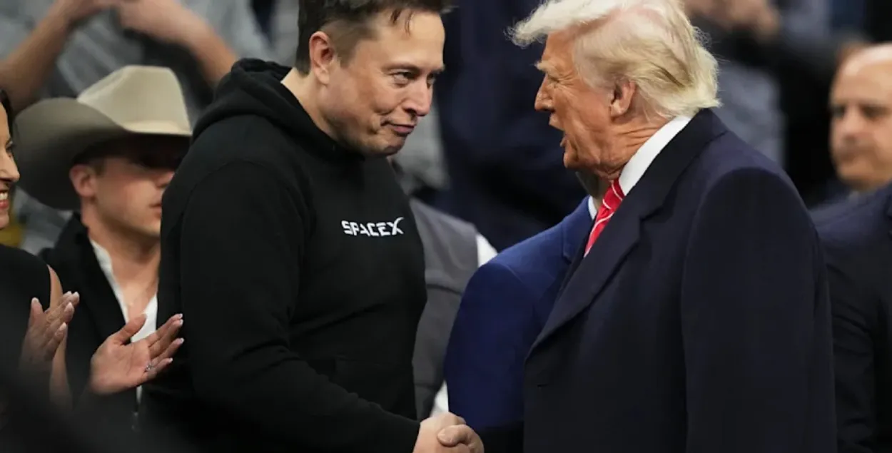 Ілан Маск і Дональд Трамп
