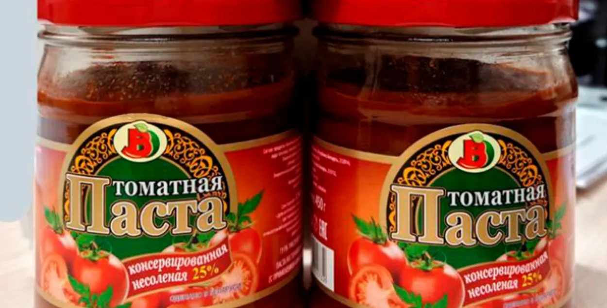 Томатная паста, запрещенная в Беларуси
