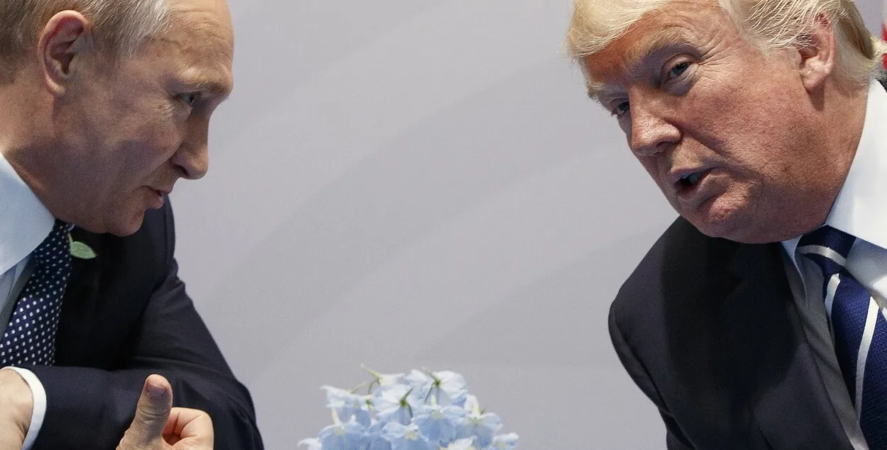 Владимир Путин и Дональд Трамп

