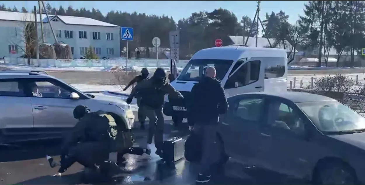 Задержание украинца

