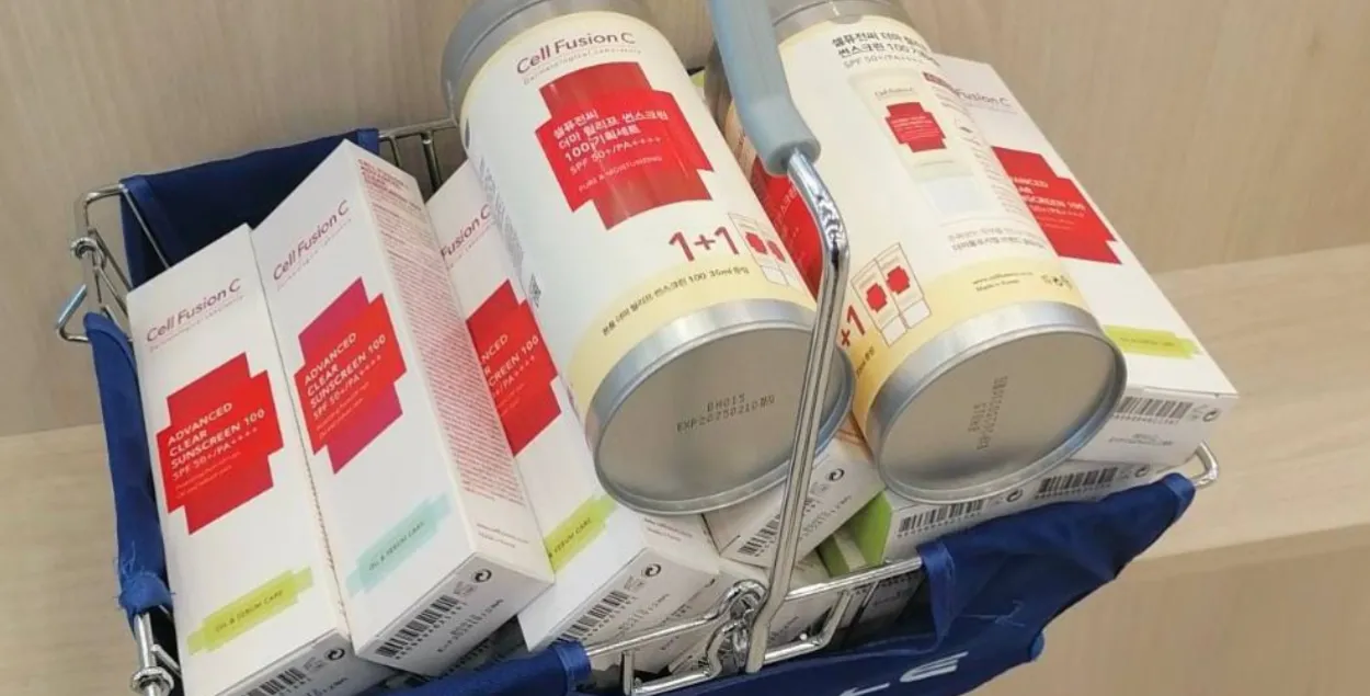 Тавары з крамаў "Летуаль"

