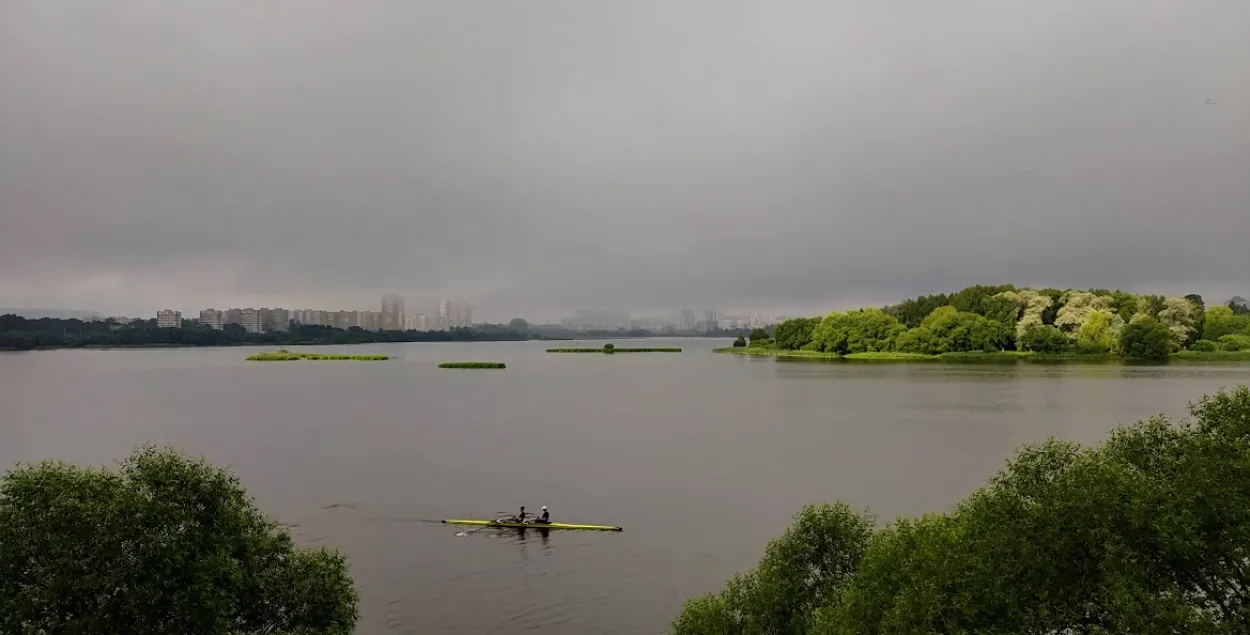 Навальніца над Мінскам
