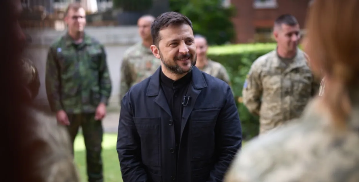 Владимир Зеленский в Великобритании
