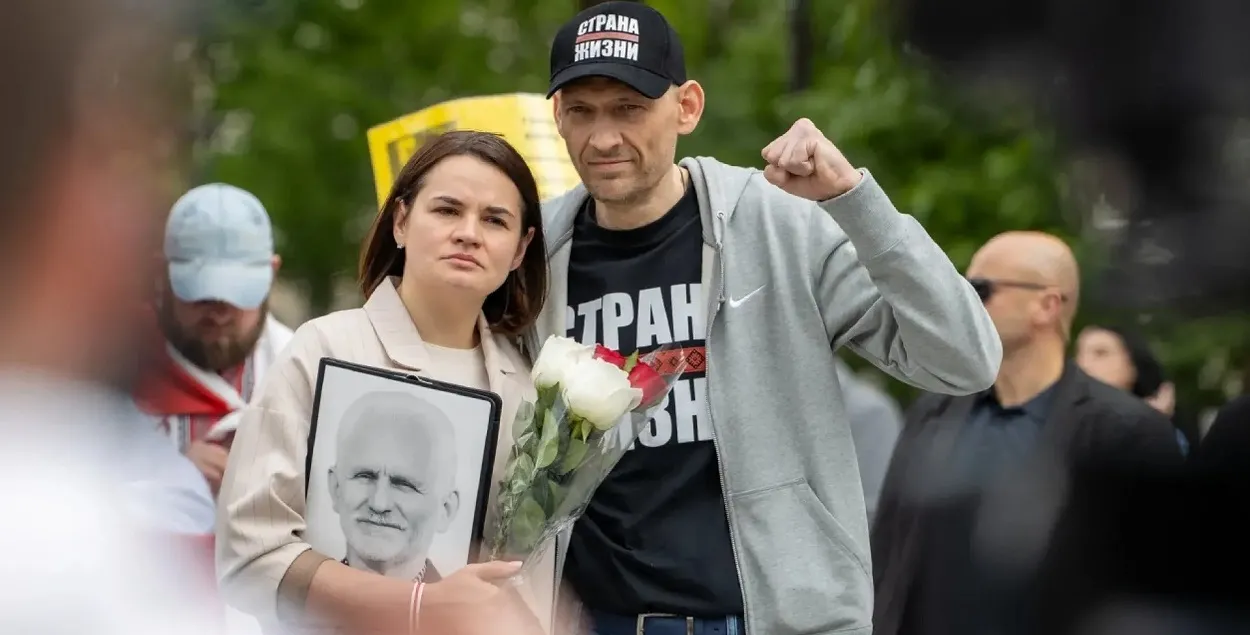 Святлана и Сяргей Ціханоўскія
