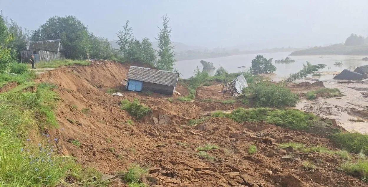 Сем гаспадарчых пабудоў у Віцебску пайшлі пад ваду
