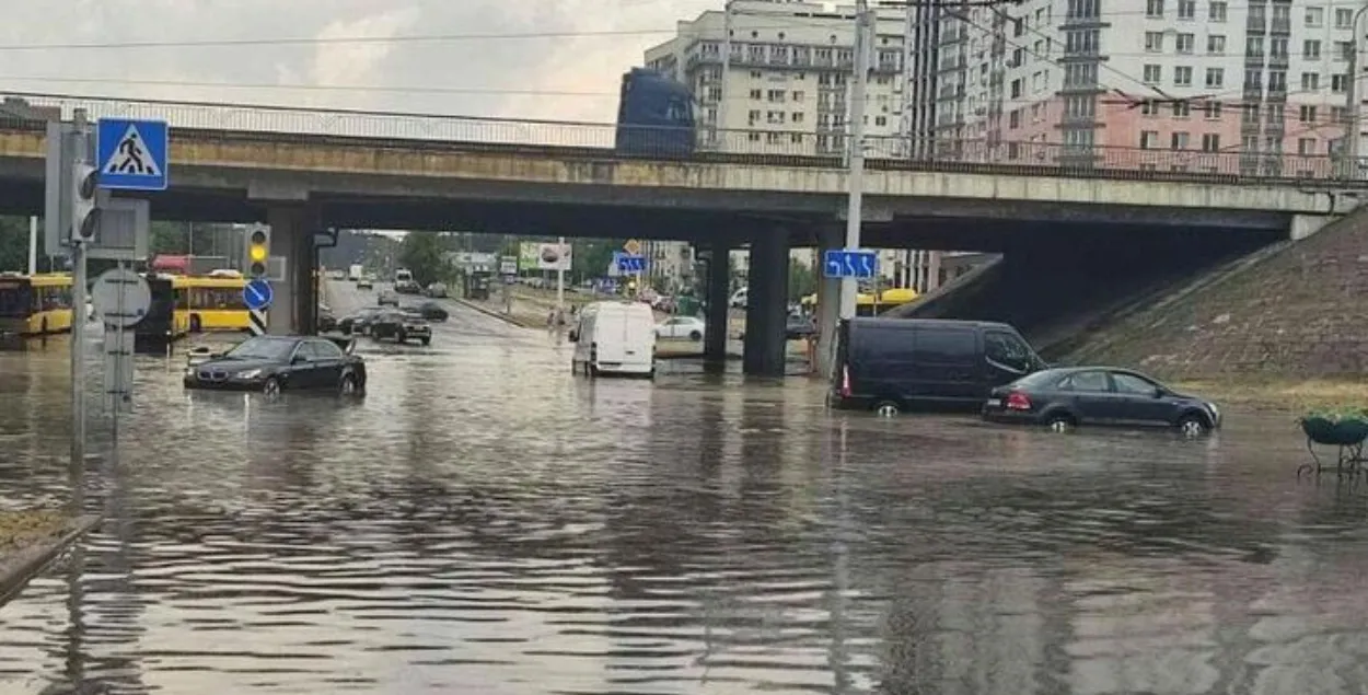 Подтопление в Минске

