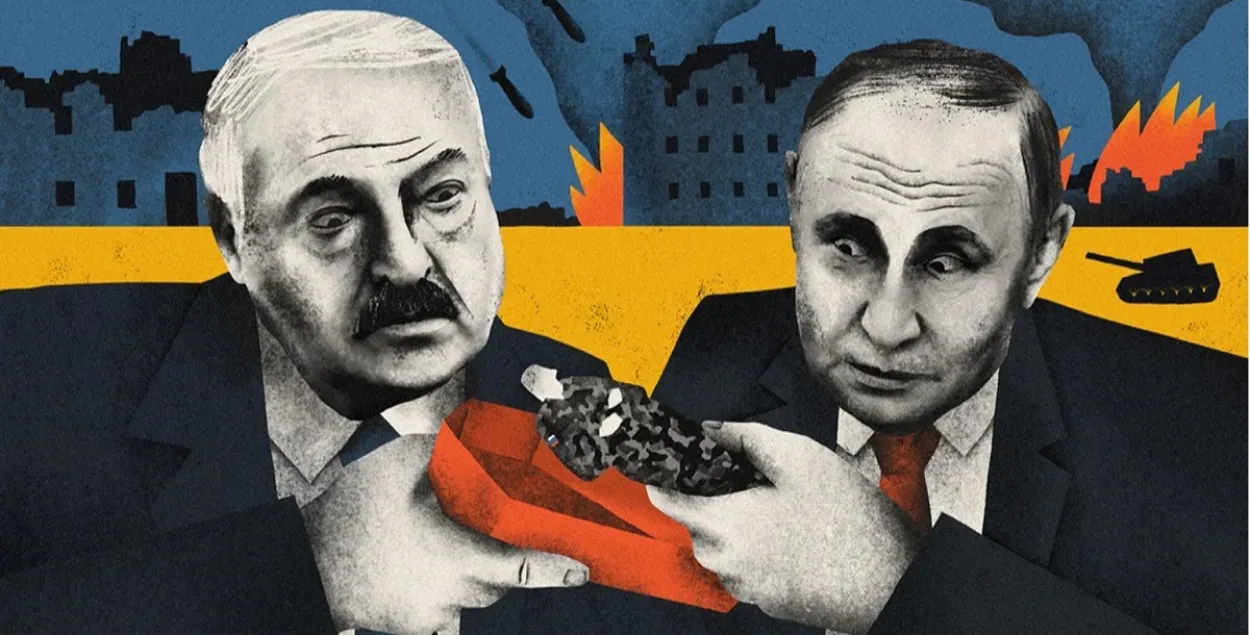 Пуцін і Лукашэнка

