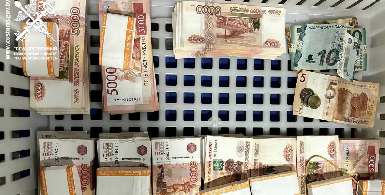 Расіянін хацеў схаваць грошы ад беларускіх мытнікаў
