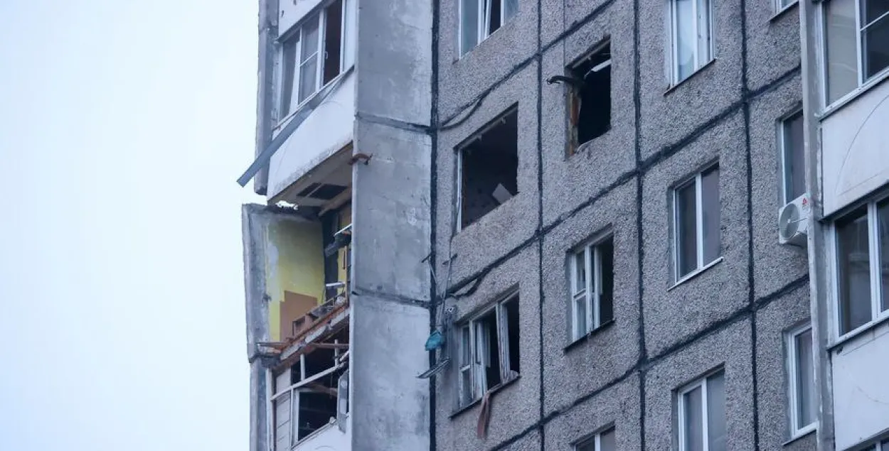 Гомельскі дом, дзе адбыўся выбух
