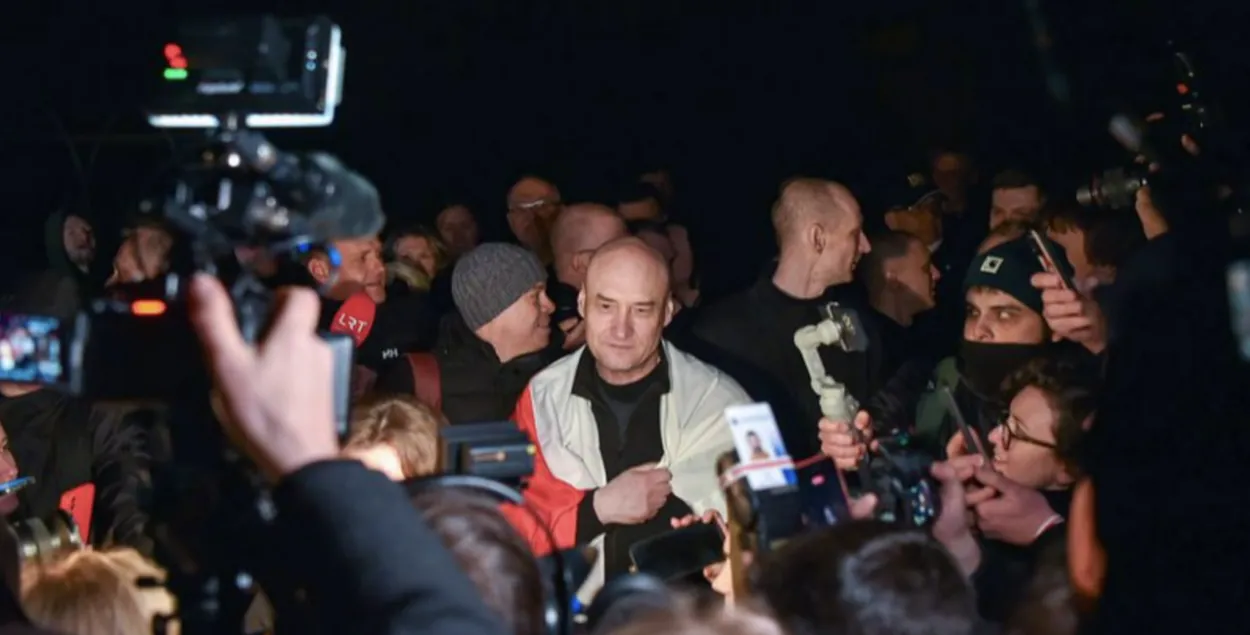 Встреча освобождённых политзаключённых в Вильнюсе, Литва, 19 марта 2026 года
