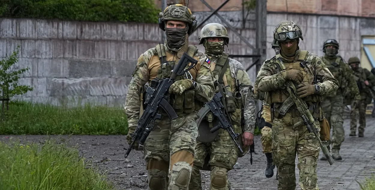 Российские военные на оккупированной территории Украины / AP

